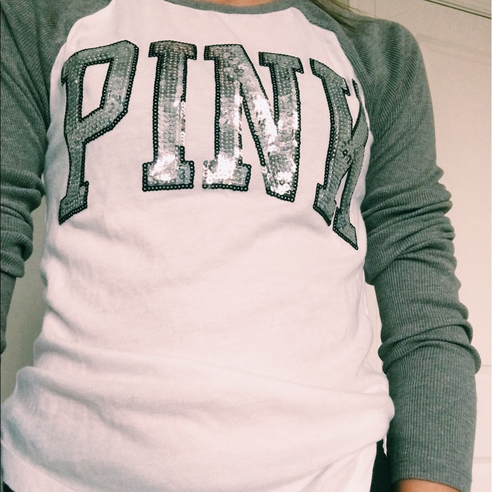 PINK never worn long sleeve tee